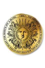 Sol - Metallic Gold Sticker