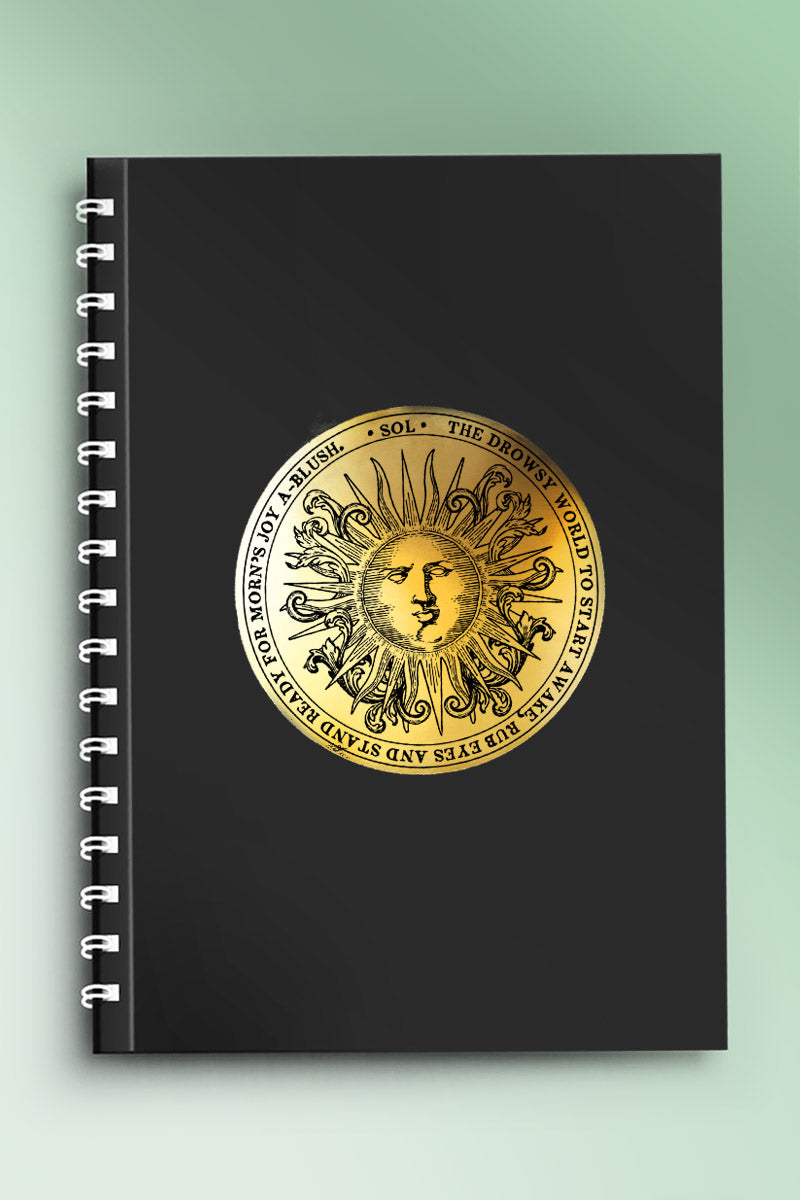 Sol - Metallic Gold Sticker