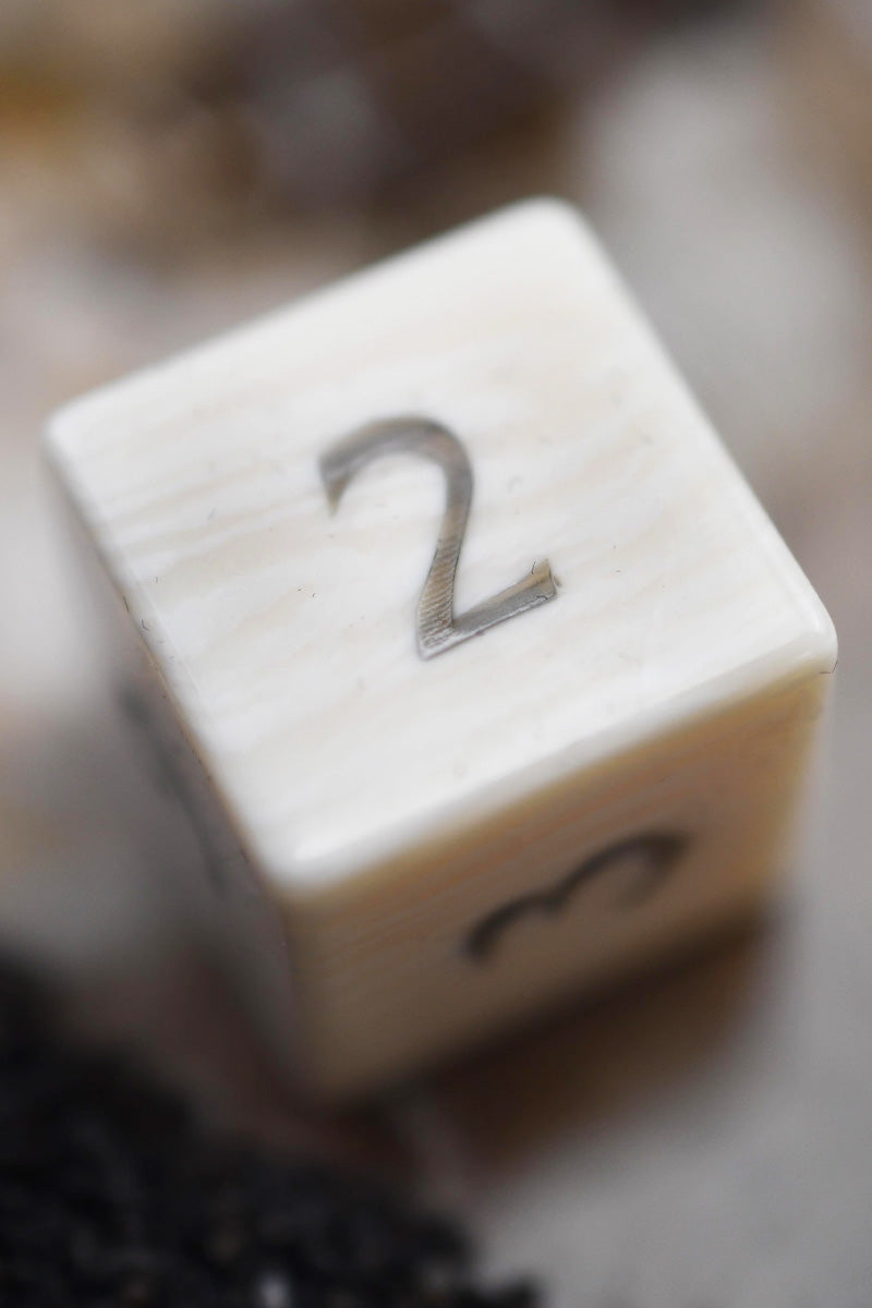 Synthetic Bone Dice Set