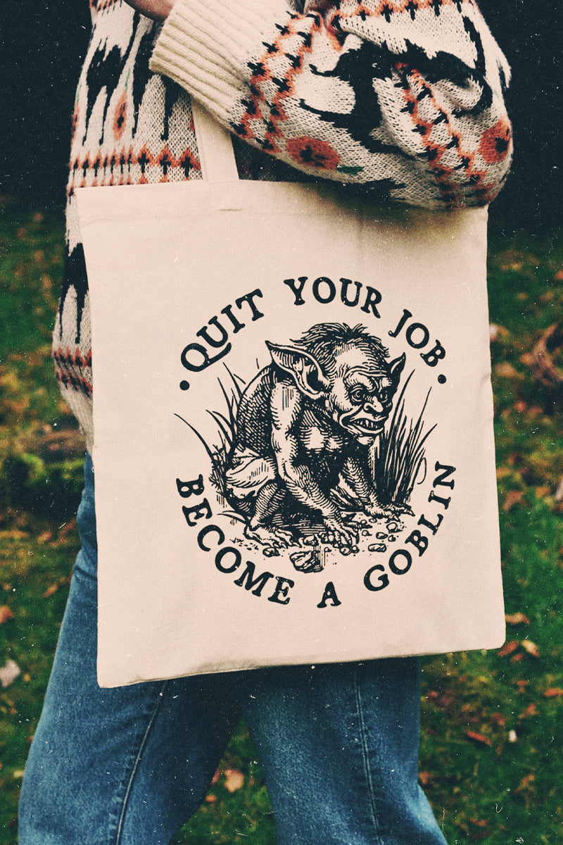 Become a Goblin Organic Cotton Tote Bag