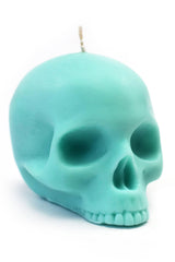 Mint Chocolate Scented Skull Candle