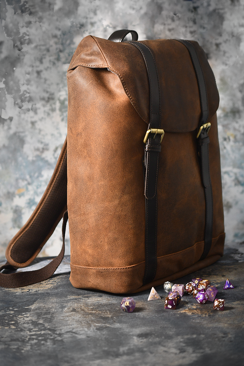 brown leather backpack uk Vagabond