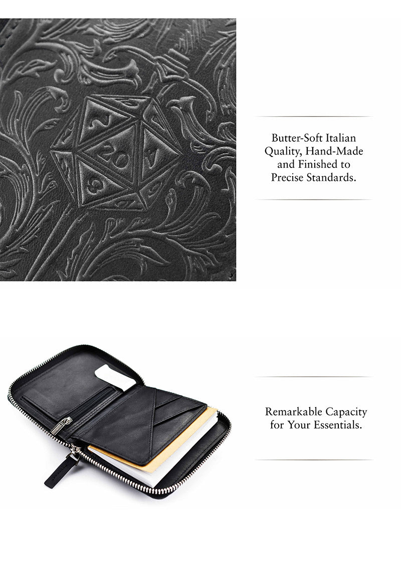 The World's Finest Wallet of Holding - Masterwork d20 Black