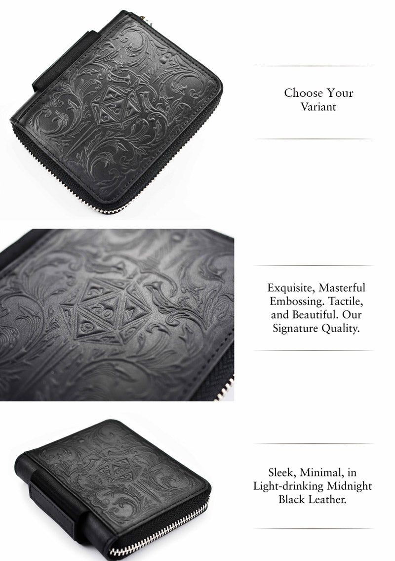 The World's Finest Wallet of Holding - Masterwork d20 Black