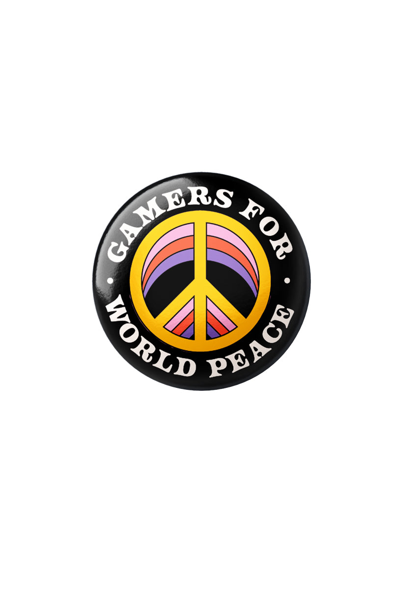 Gamers for World Peace - Button Badge