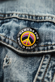 Gamers for World Peace - Button Badge