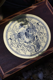 Withering Skull - Metallic Gold Sticker