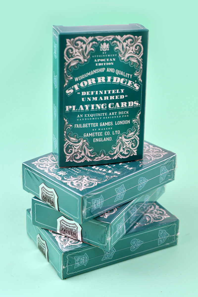 Storridge's Definitely Unmarked Playing Cards - Apocyan Edition