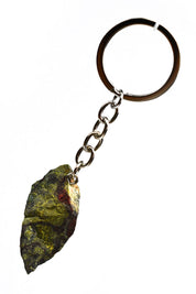 Bloodstone Crystal Keyring