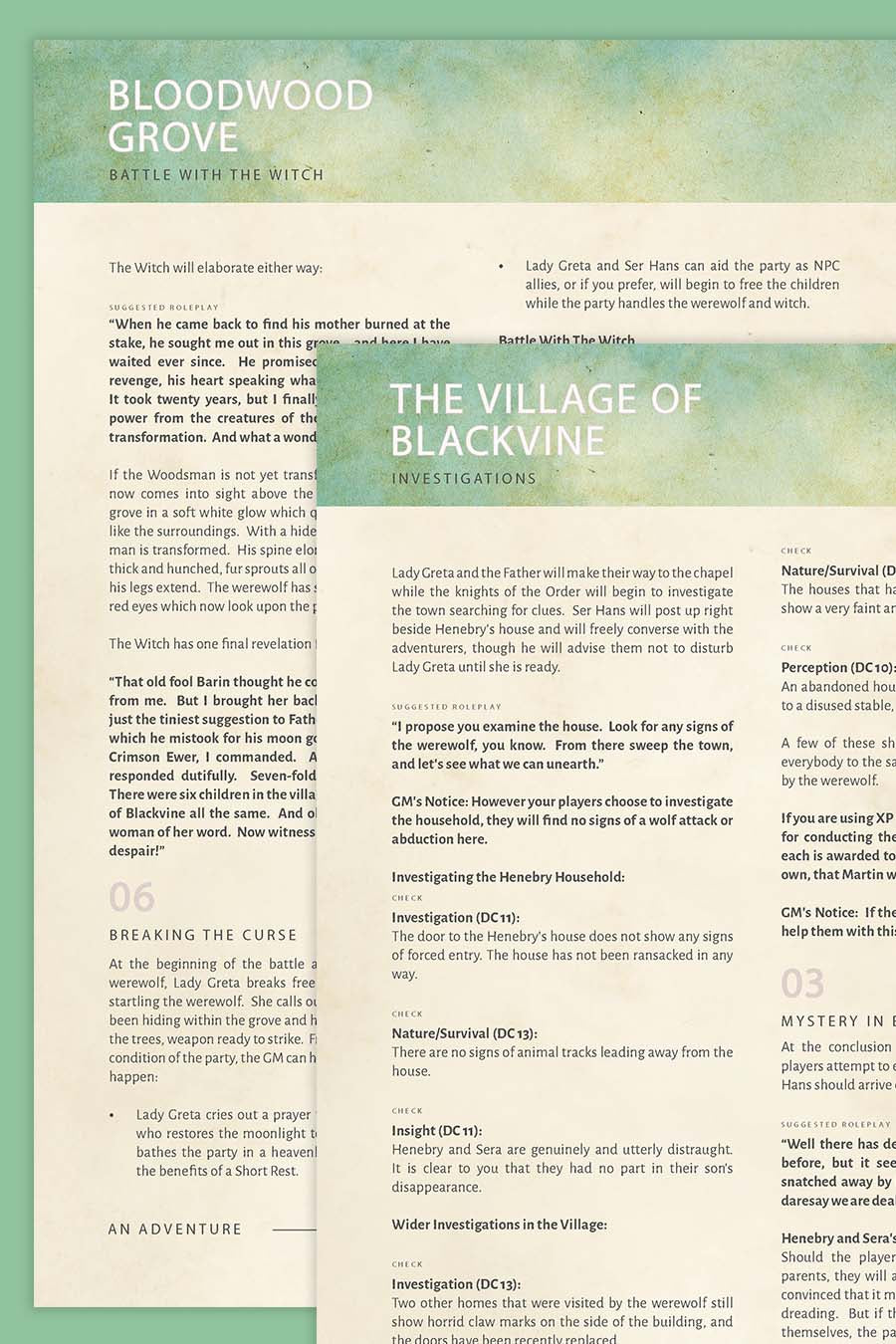 The Witch of Bloodwood Grove- 5e Module Digital Adventure