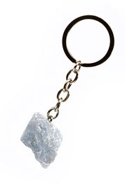 Celestite Crystal Keyring