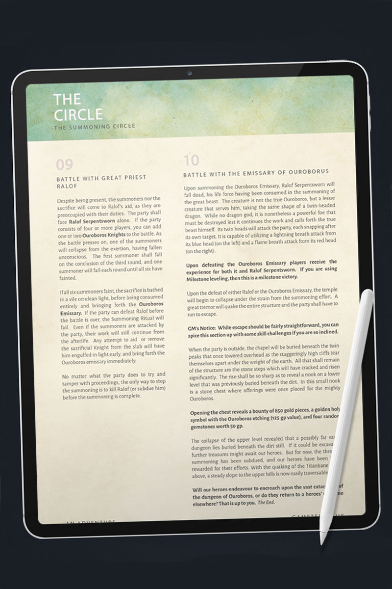 Chapel of Summoning- 5e Mini-Module Digital Adventure
