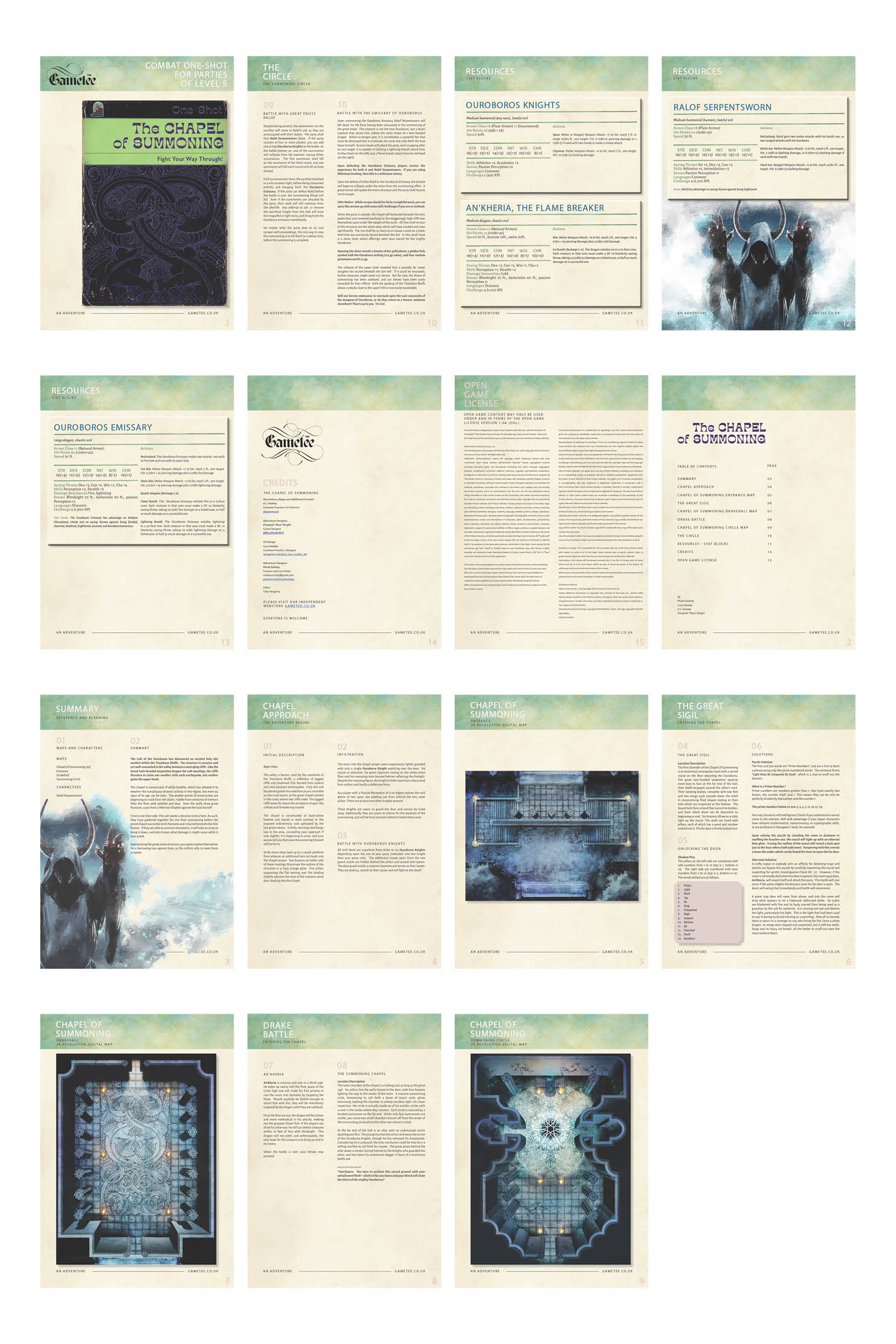 Chapel of Summoning- 5e Mini-Module Digital Adventure