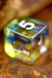 Chromatic Orbs -  Acrylic Dice Set
