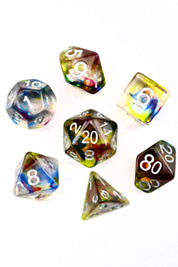 Chromatic Orbs -  Acrylic Dice Set