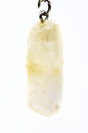 Citrine Quartz Crystal Keyring
