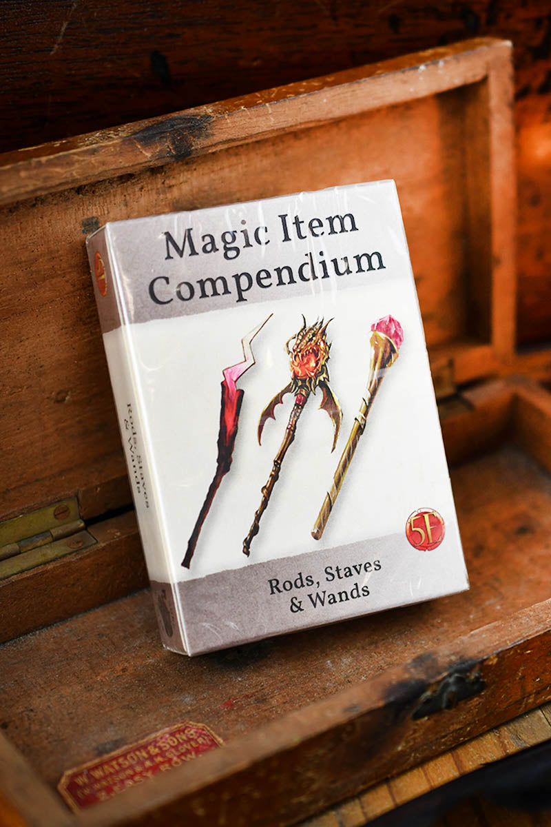 Magic Item Compendium: Rods, Staves, & Wands (5E)