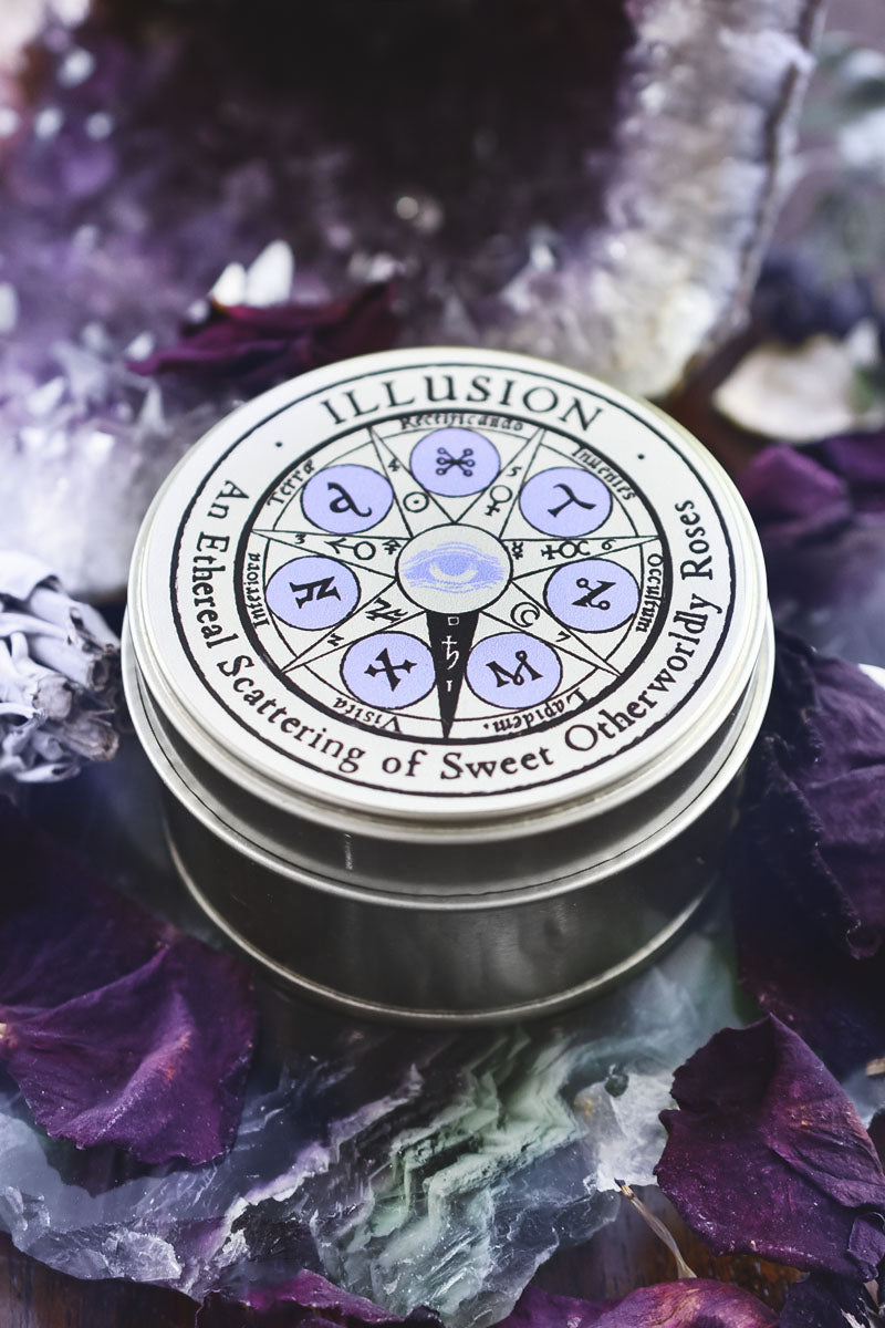Illusion - Large Tin Candle