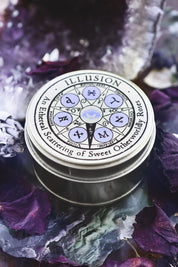 Illusion - Large Tin Candle