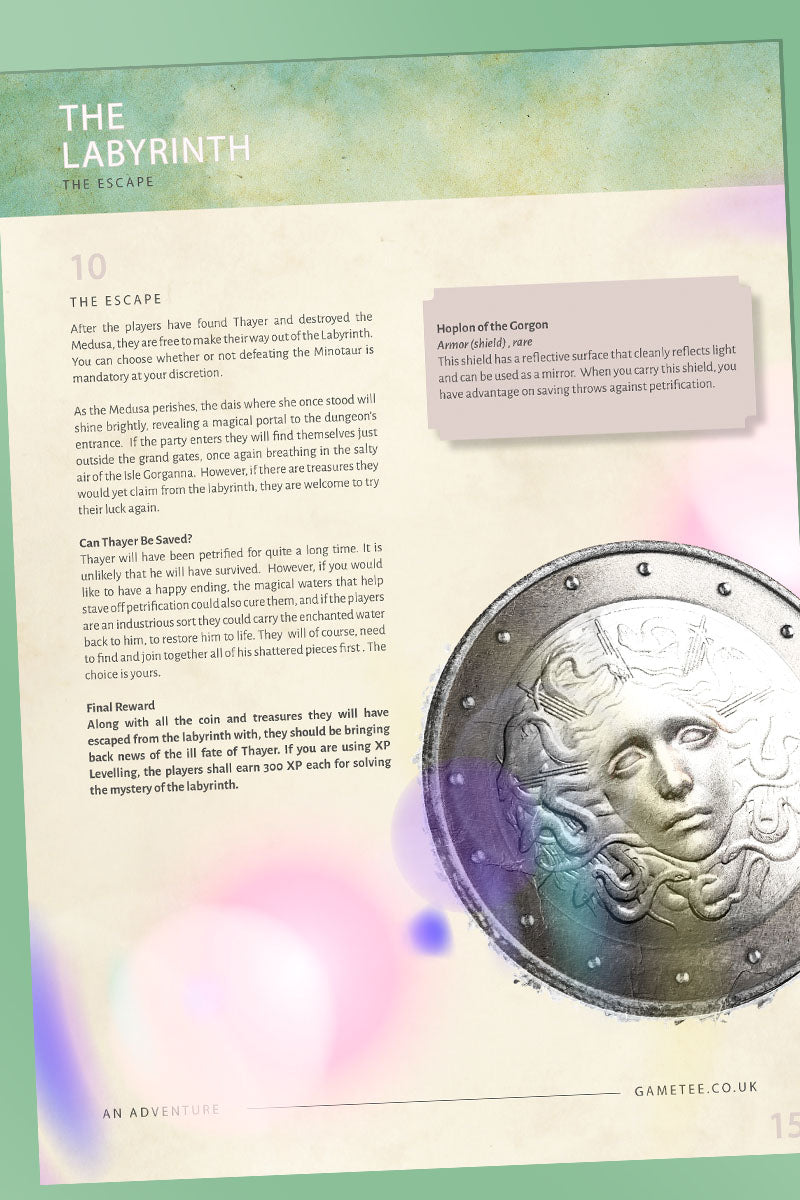Into The Labyrinth- 5e Mini-Module Digital Adventure
