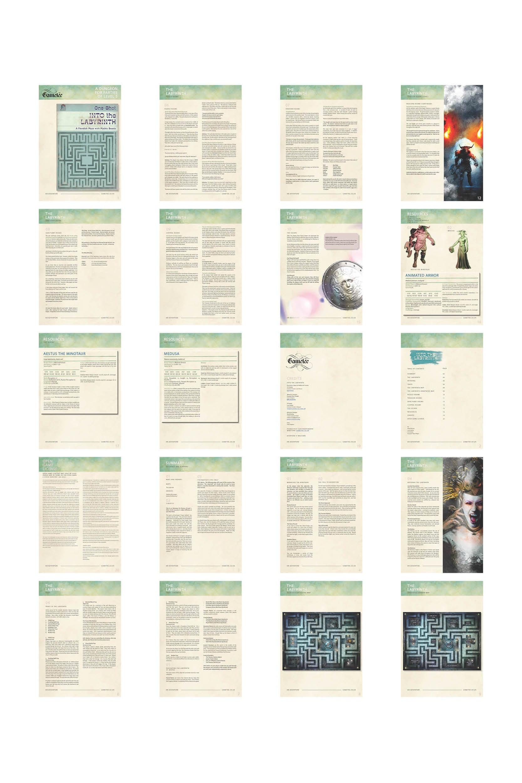 Into The Labyrinth- 5e Mini-Module Digital Adventure