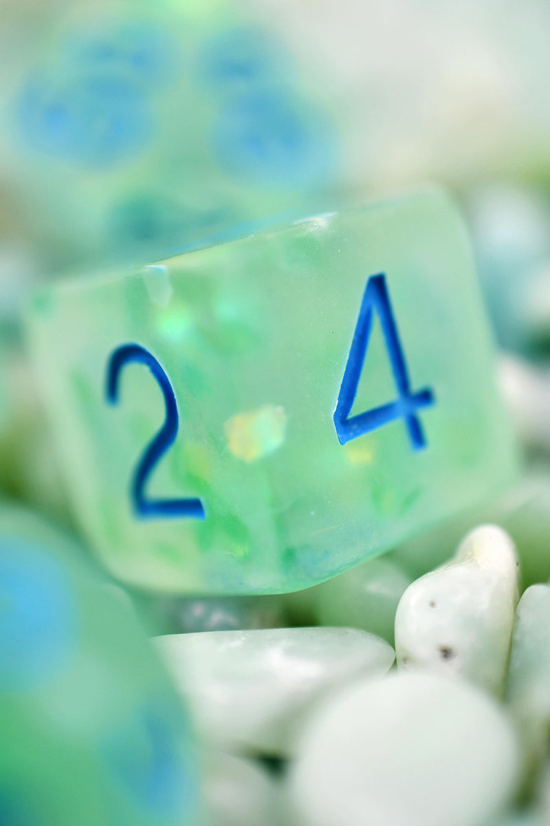 Leviathan's Scales - Matte Frosted Acrylic Dice Set