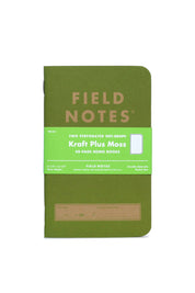 2-Pack Moss Green Kraft Plus Memo Books (Limited Edition)