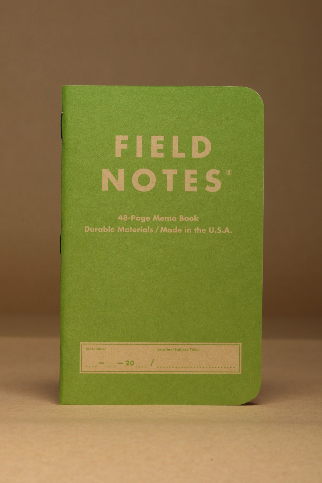 2-Pack Moss Green Kraft Plus Memo Books (Limited Edition)