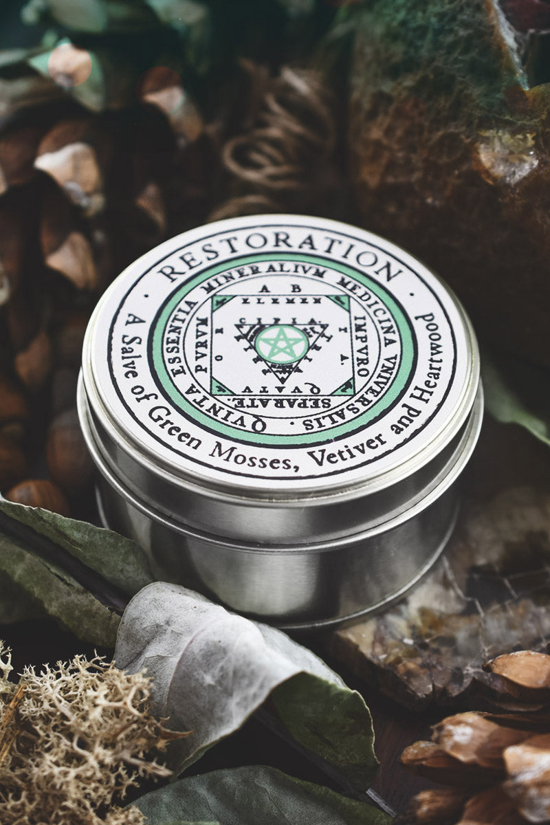 Restoration - Large Tin Candle