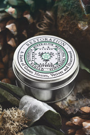 Restoration - Large Tin Candle