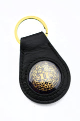 Talisman and Coin Holder - Leather Keyring