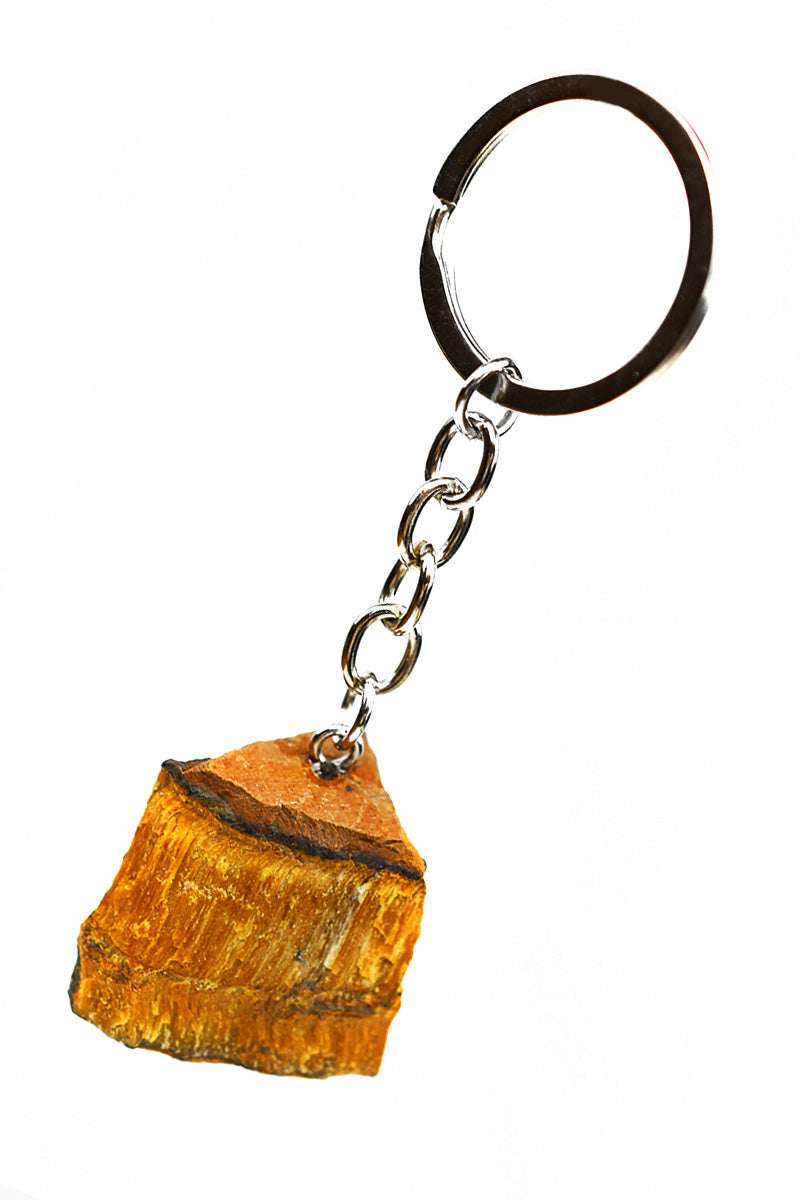 Tiger's Eye Crystal Keyring