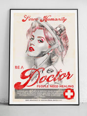 Be A Doctor - Art Print - GAMETEEUK