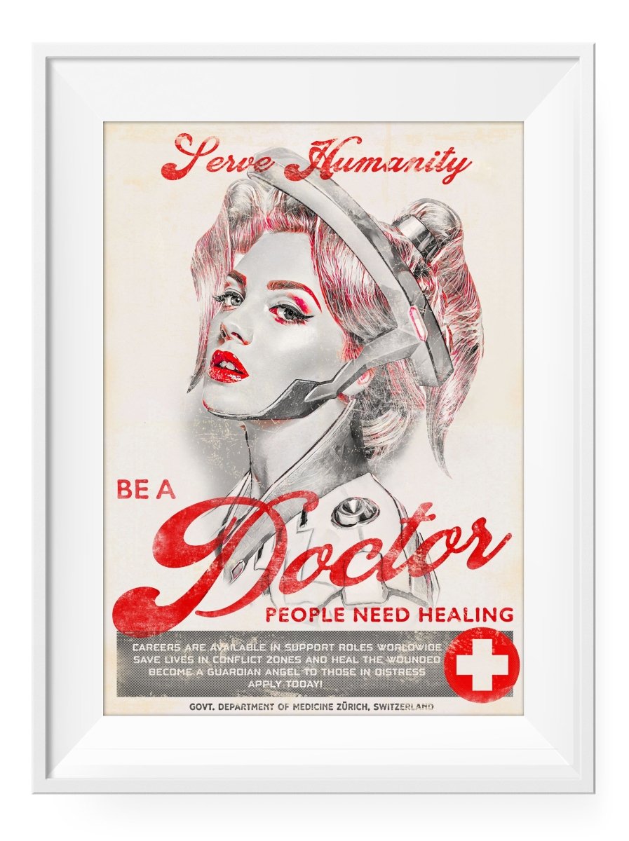 Be A Doctor - Art Print - GAMETEEUK