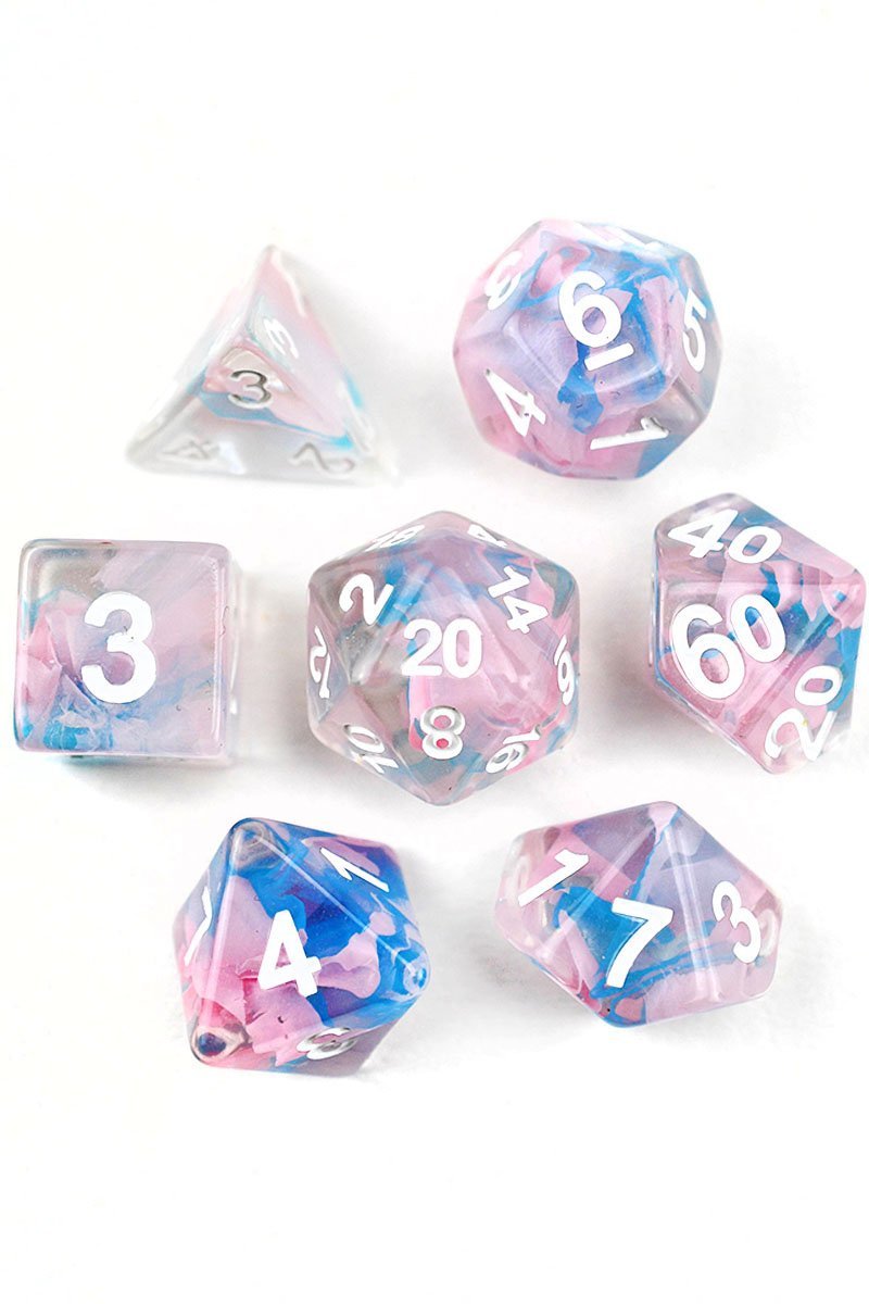 Candyfloss - Ribbon Dice Set - GAMETEEUK