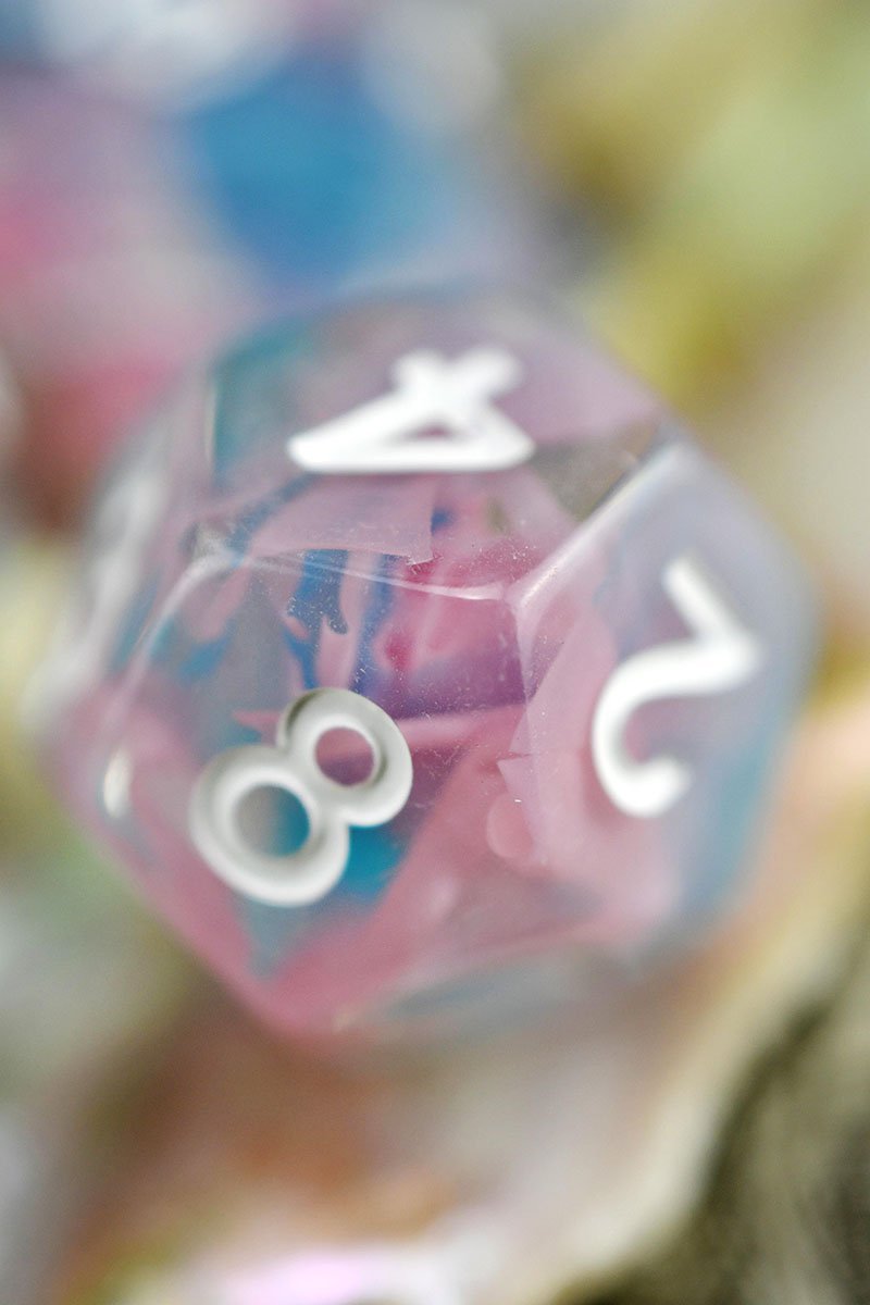 Candyfloss - Ribbon Dice Set - GAMETEEUK