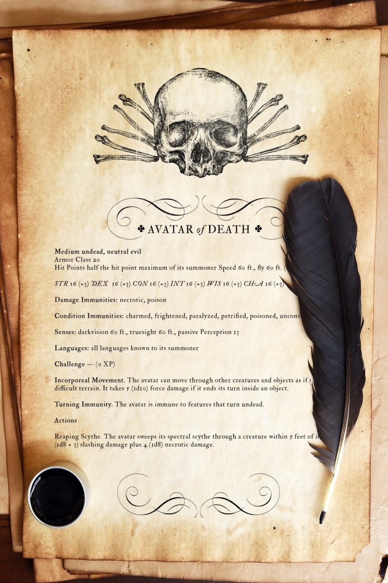 DnD 5E Rules for Deck of Many Destinies - Printable Booklet - GAMETEEUK