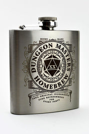 Dungeon Master's Homebrew - Gaming Hipflask - GAMETEEUK