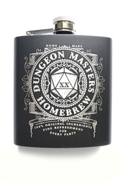 Dungeon Master's Homebrew - Gaming Hipflask - GAMETEEUK