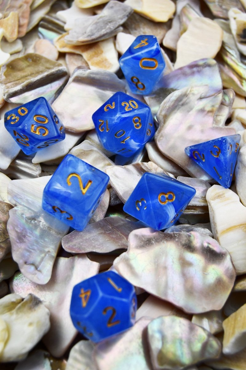 Horizon - Smoke-Silk Acrylic Dice Set - GAMETEEUK