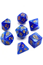 Hydromancy - Lost Lake Lustre-Sheen Acrylic Dice Set - GAMETEEUK