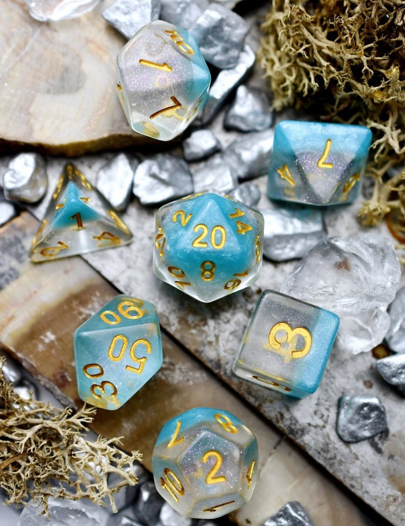 Icecap - Layered Acrylic Dice Set - GAMETEEUK