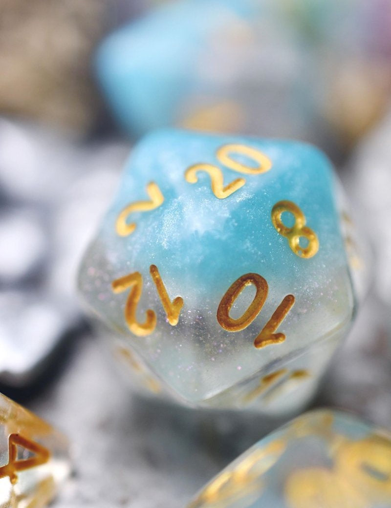 Icecap - Layered Acrylic Dice Set - GAMETEEUK