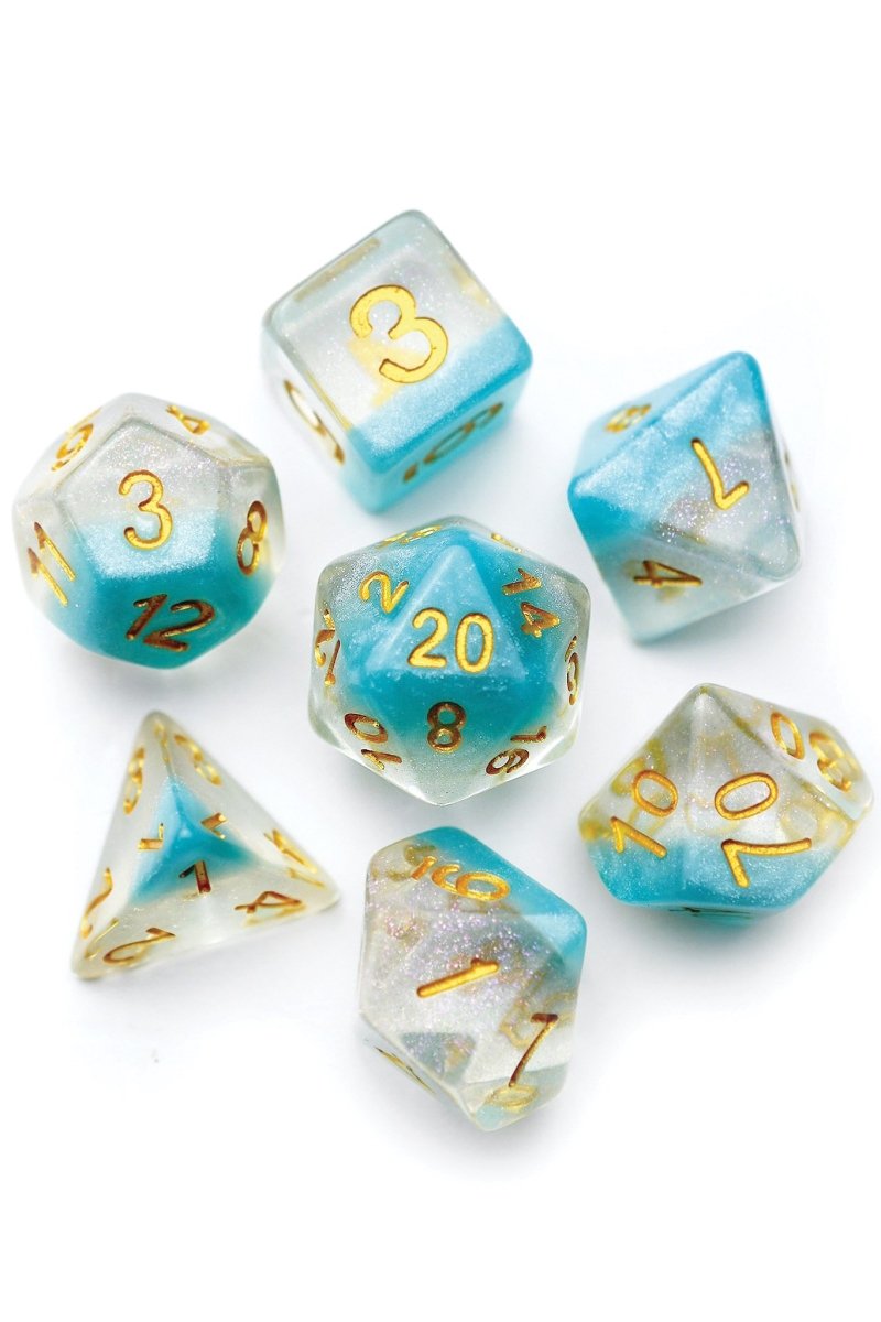 Icecap - Layered Acrylic Dice Set - GAMETEEUK