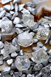 Iceheart - Acrylic Dice Set - GAMETEEUK