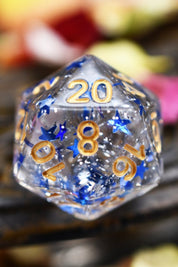 Inspiration Star Shine - Acrylic Dice Set - GAMETEEUK