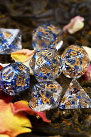Inspiration Star Shine - Acrylic Dice Set - GAMETEEUK