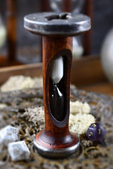 Inventio - Antique Wooden Bobbin Three Minute Sand Timer - GAMETEEUK