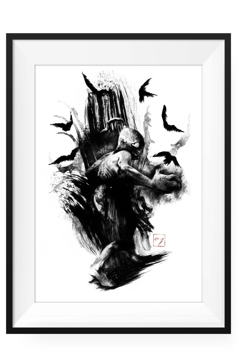Oddworld - Sneak Art Print - GAMETEEUK