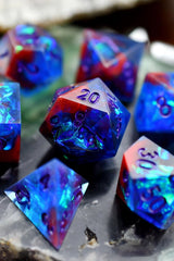 Queen of All Dragons - Sharp-Edged Resin Dice Set - GAMETEEUK